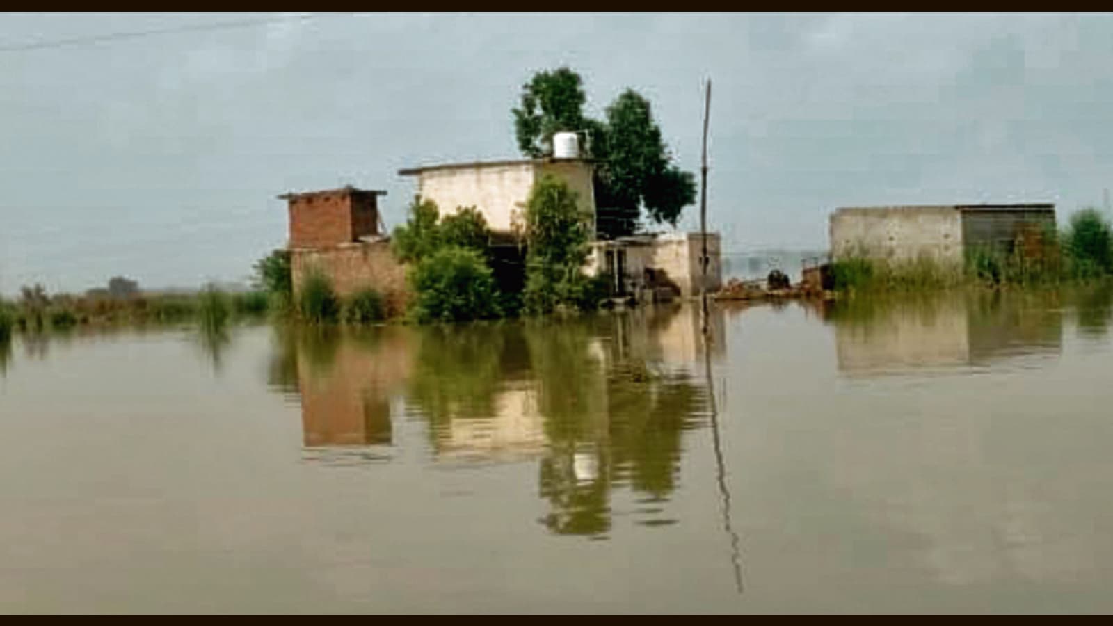 Punjab floods 2025 village underwater